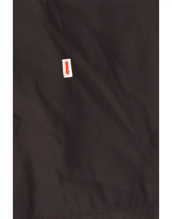 Sobretudo masculino BURBERRY UK 40 grande preto poliamida clássico