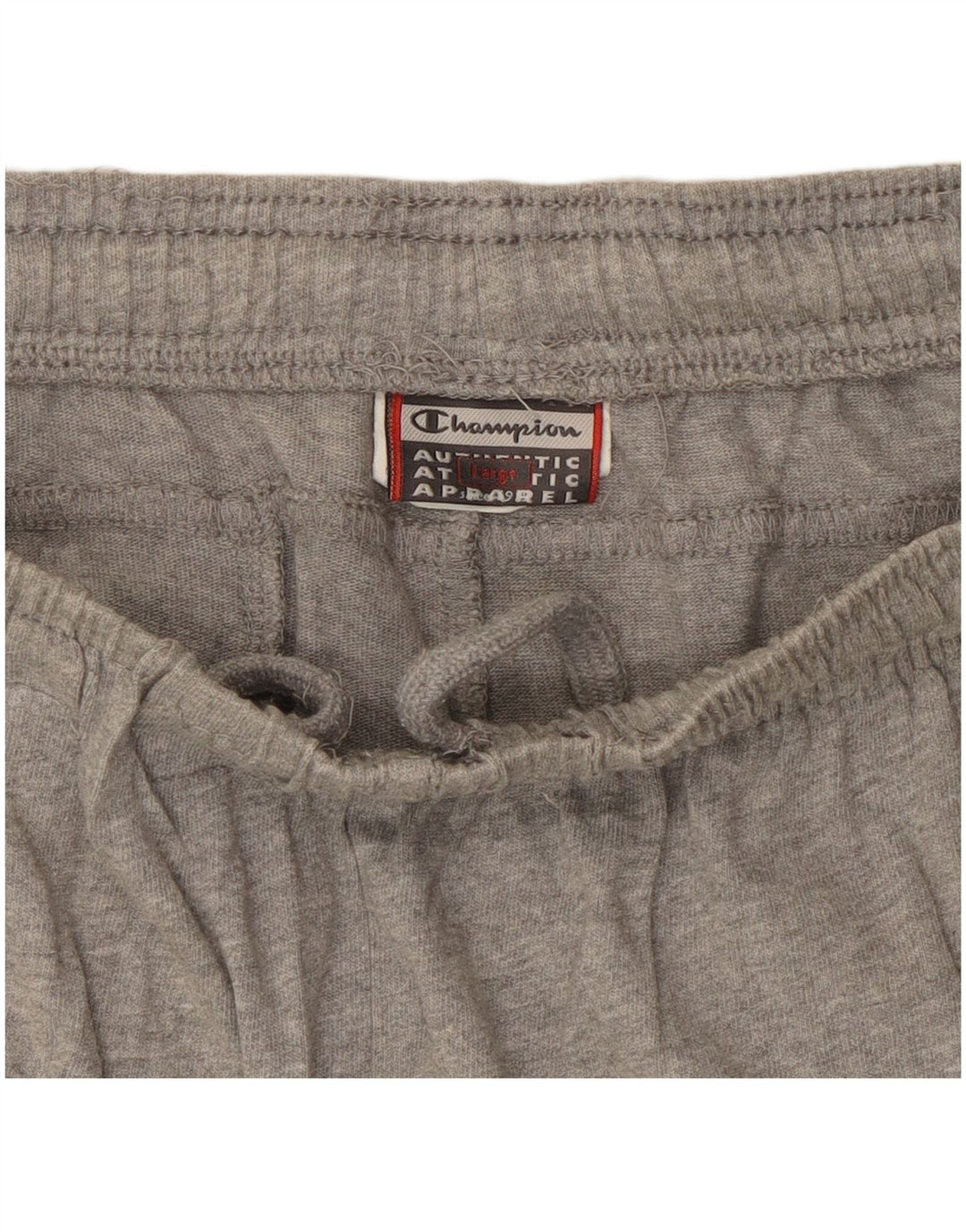 Shorts esportivos masculinos Champion grandes cinza manchados