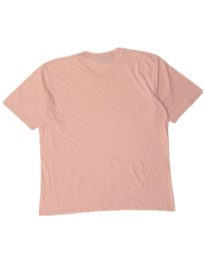 Camiseta masculina Champion Top XL algodão rosa