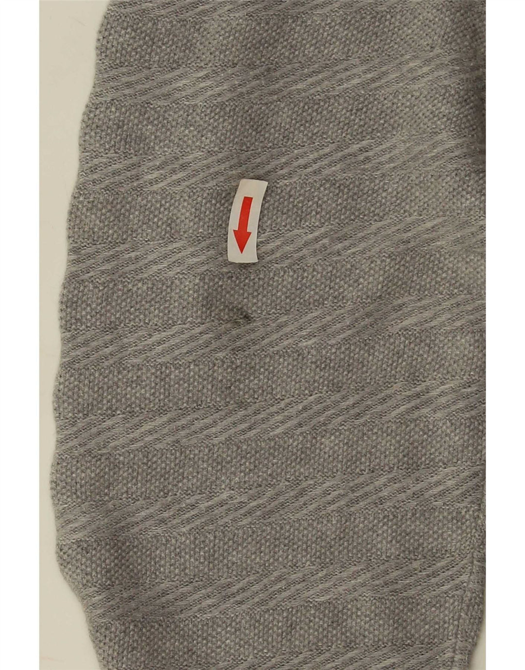 Suéter masculino Massimo Dutti com gola redonda e algodão listrado cinza XL