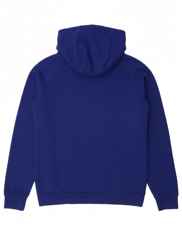 ADIDAS Meninas Graphic Hoodie Jumper 11-12 Anos Azul Algodão