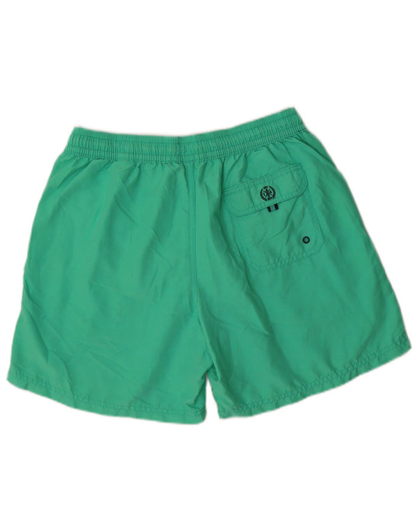 Shorts de natação masculino MARKS & SPENCER grande poliéster turquesa