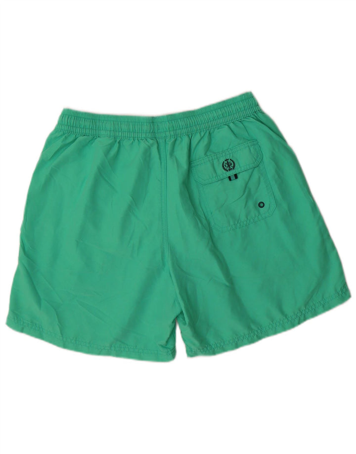 Shorts de natação masculino MARKS & SPENCER grande poliéster turquesa