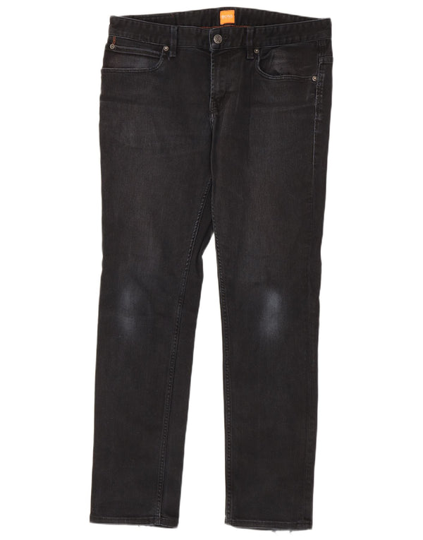 Hugo Boss Masculino Jeans Slim W34 L32 Algodão Preto