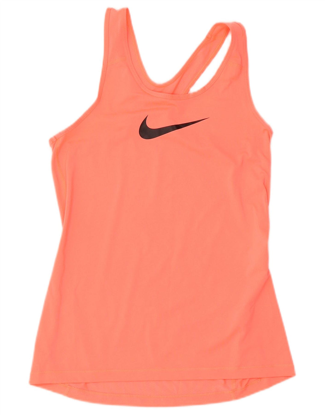 Nike Womens Dri Fit Graphic Vest Top UK 12 Médio Rosa Poliéster