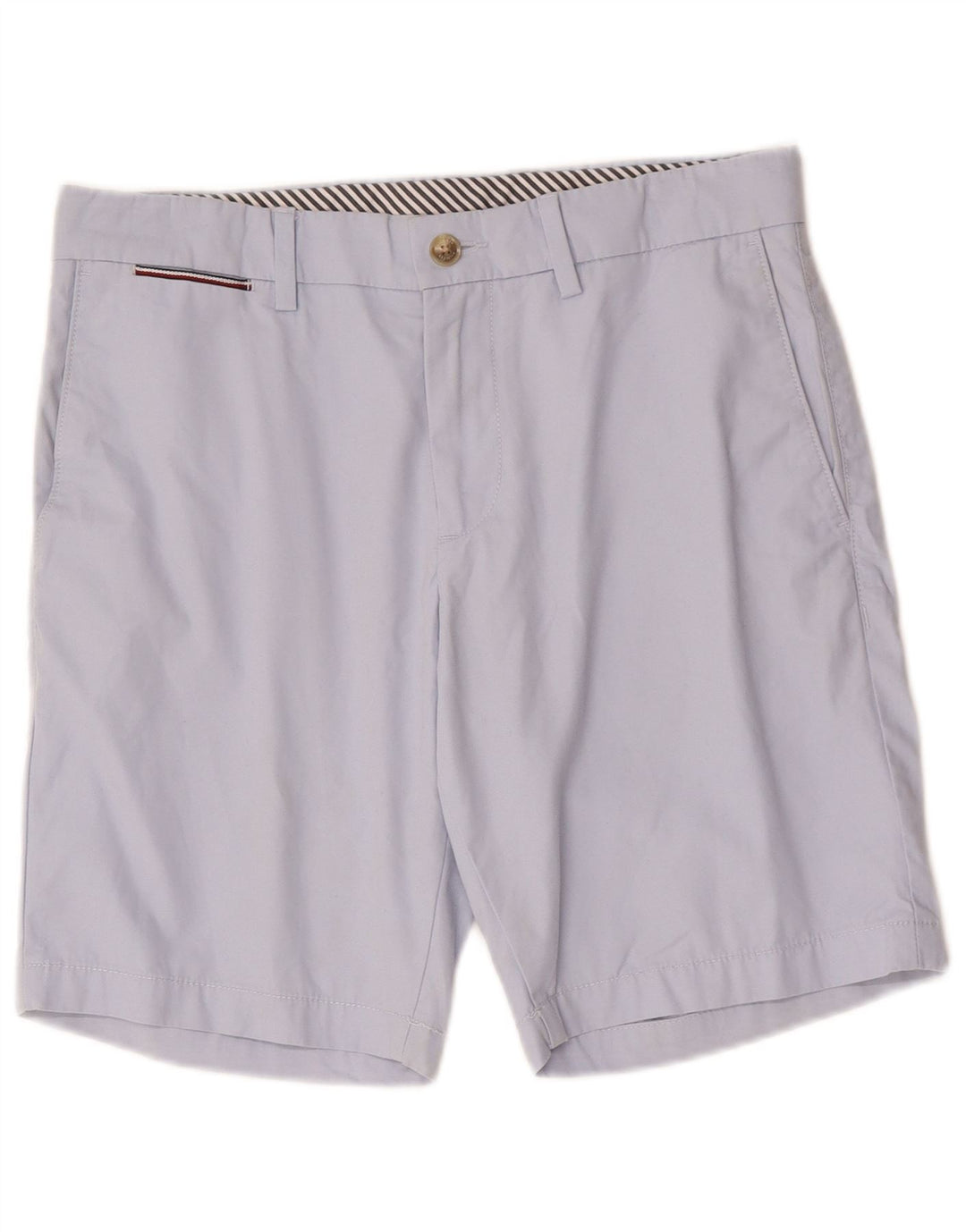 Tommy Hilfiger Mens Chino Shorts W32 Médio Algodão Azul