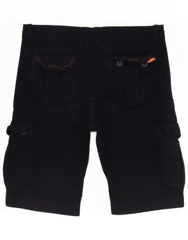 Shorts cargo masculino Superdry médio W32 algodão azul marinho