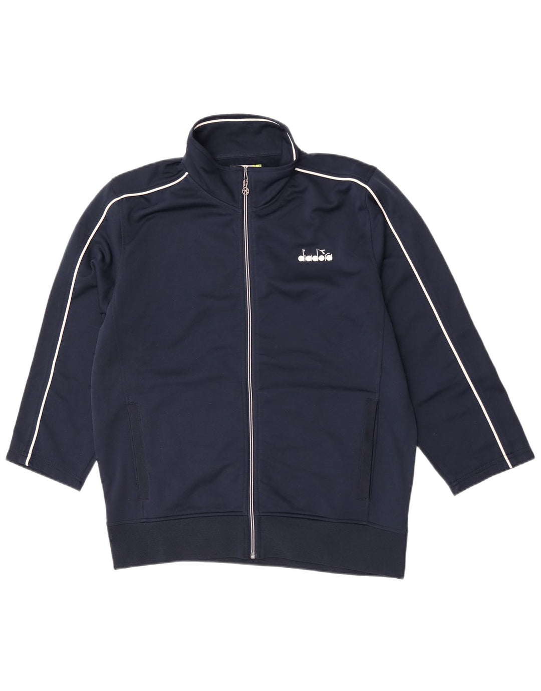 Diadora Mens Tracksuit Top Jacket Grande Poliéster Azul Marinho
