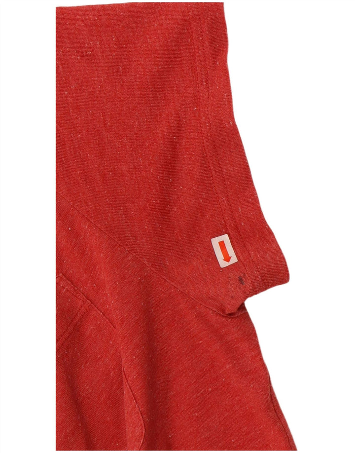 Camiseta masculina JACK WILLS algodão manchado vermelho médio