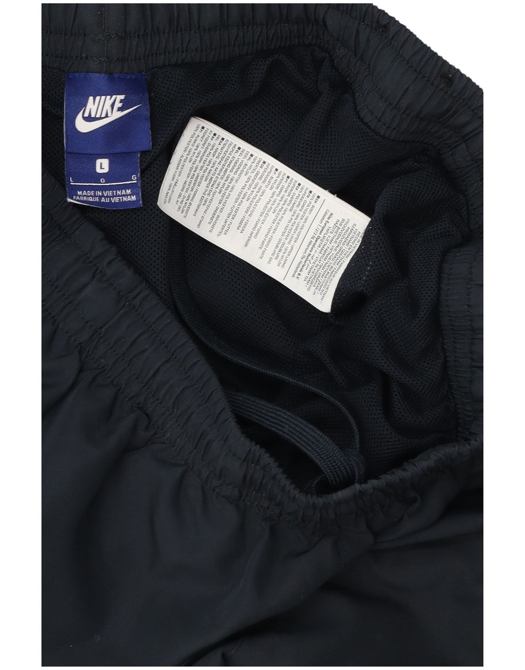 Calça de treino masculina Nike joggers grande poliéster azul marinho