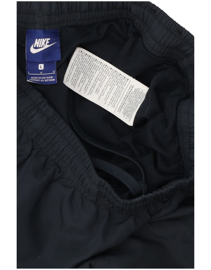 Calça de treino masculina Nike joggers grande poliéster azul marinho