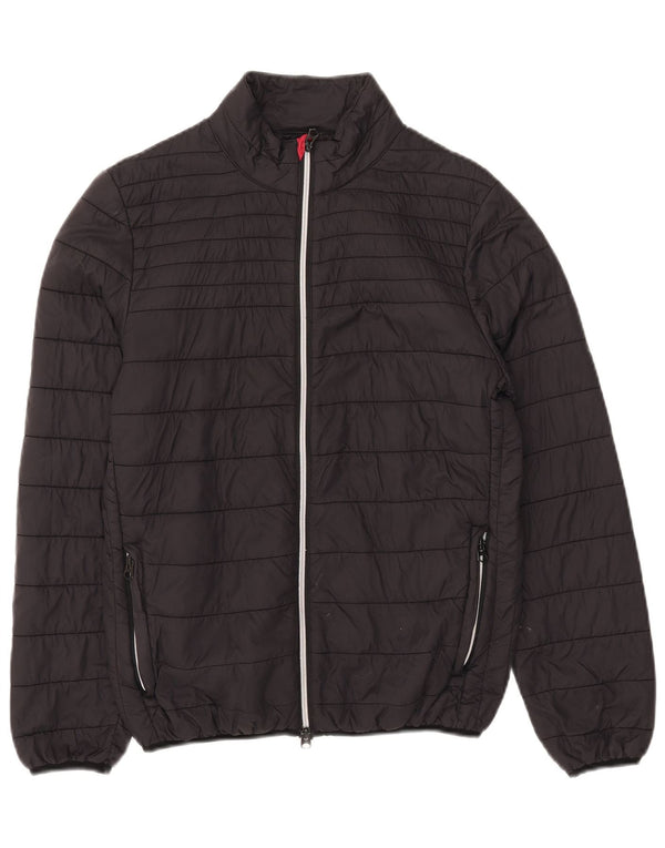 Casaco acolchoado masculino French Connection UK 36 poliamida preta pequena