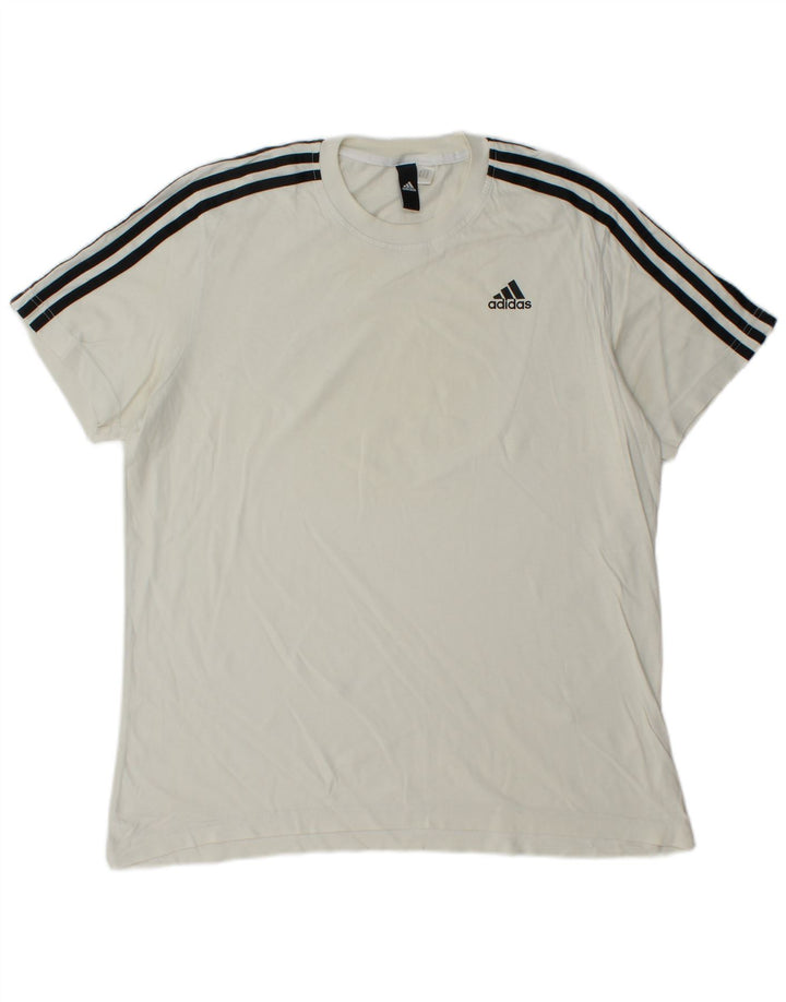Camiseta masculina ADIDAS Top Médio Branco