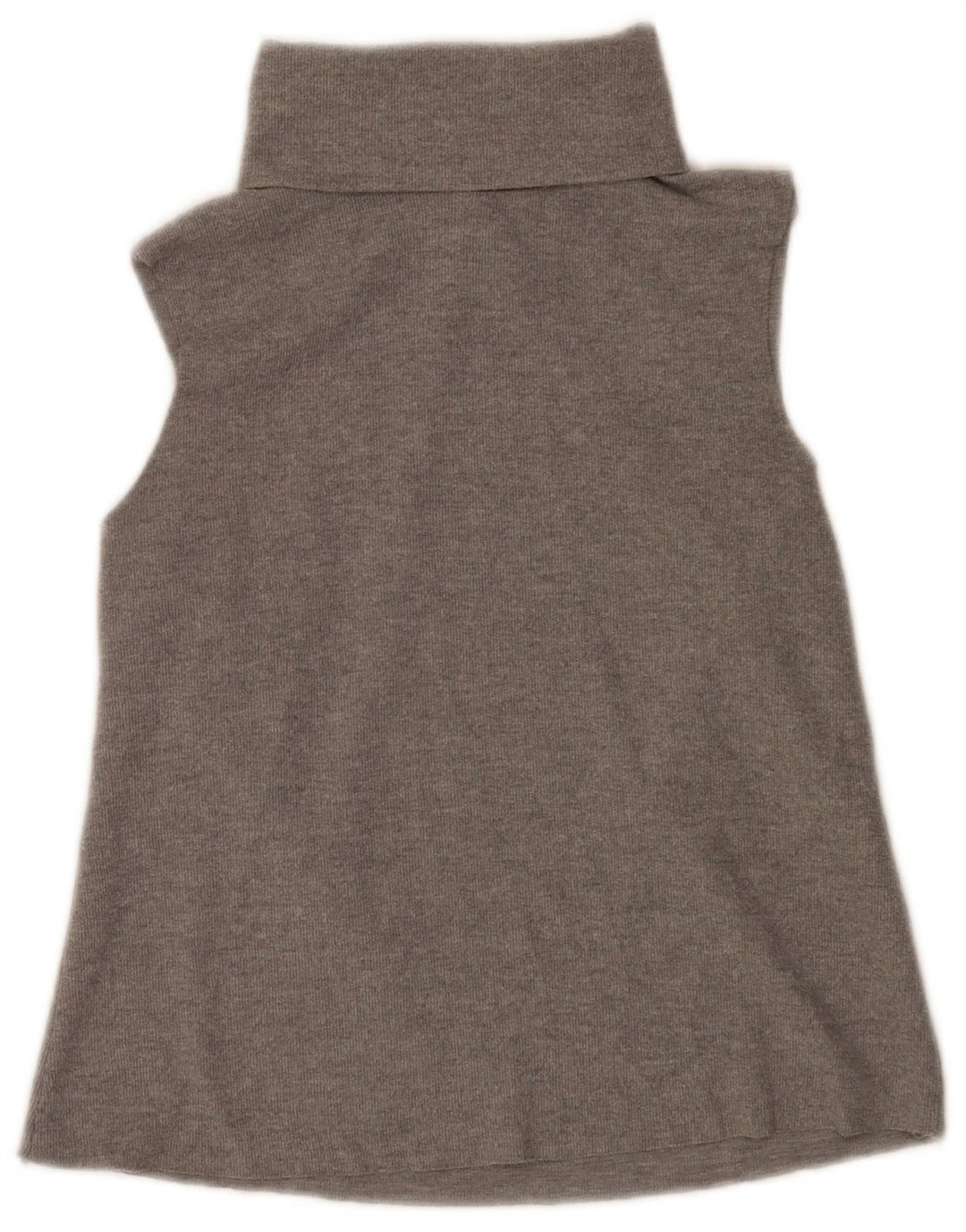 Colete feminino Zara UK 10 pequeno poliéster cinza