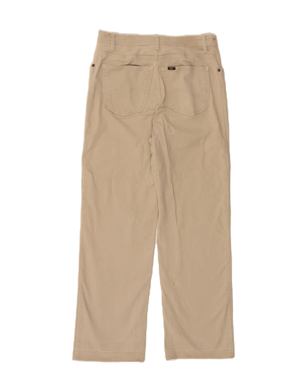 LEE Mens Brooklyn Straight Suit Trousers W38 L31 Beige Cotton Vintage Lee and Second-Hand Lee from Messina Hembry 