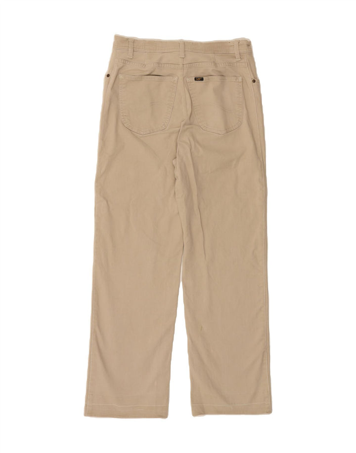 LEE Mens Brooklyn Straight Suit Trousers W38 L31 Beige Cotton Vintage Lee and Second-Hand Lee from Messina Hembry 