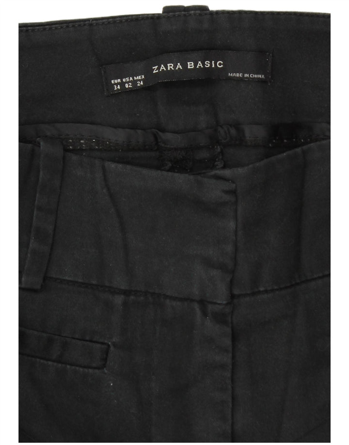 Shorts casuais femininos Zara EU 34 2XS W24 cinza