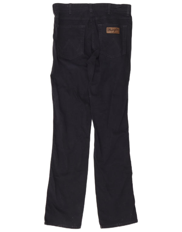 Wrangler Mens Arizona Stretch Calça Casual Reta W34 L36 Azul Marinho