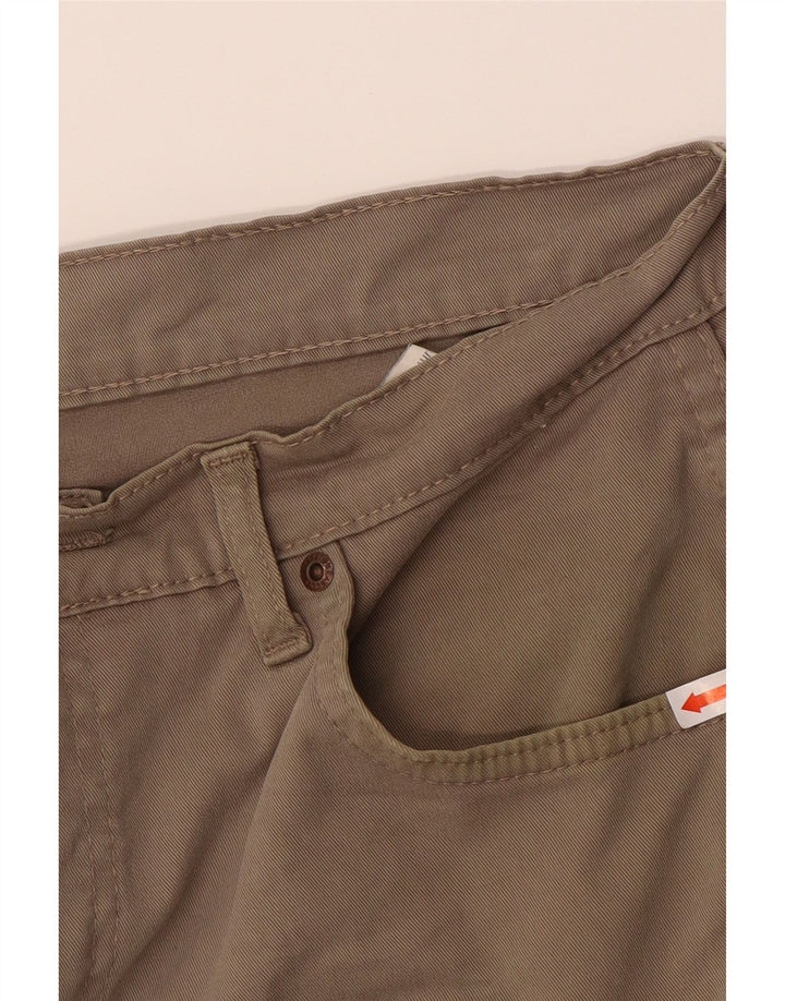 Calça casual justa masculina WRANGLER W32 L31 bege