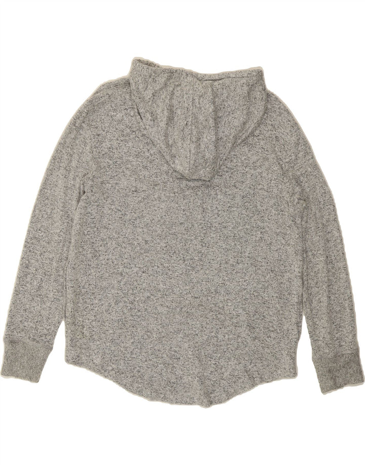 FAT FACE Womens Hoodie Jumper UK 12 Medium Grey Flecked Viscose Vintage Fat Face and Second-Hand Fat Face from Messina Hembry 