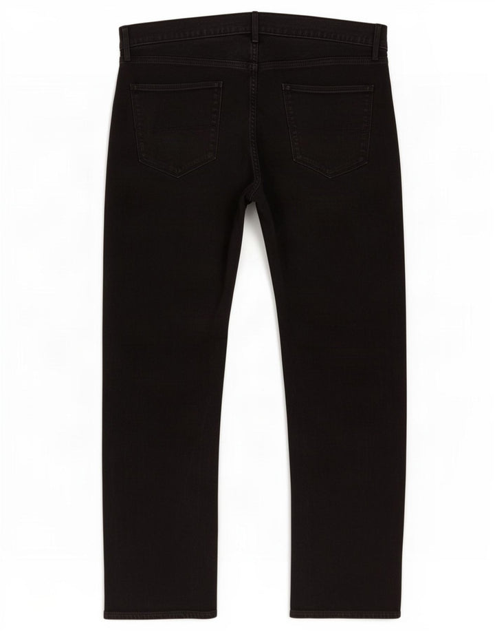 Jeans retos masculinos Marks & Spencer W36 L31 algodão preto