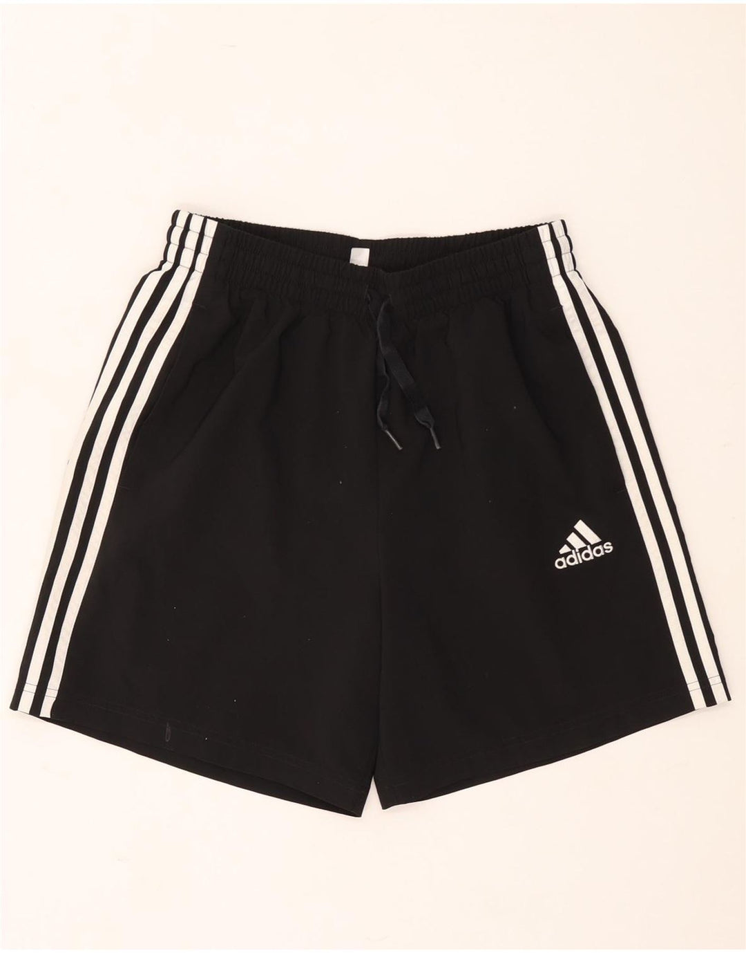 Shorts esportivos masculinos Adidas médio preto