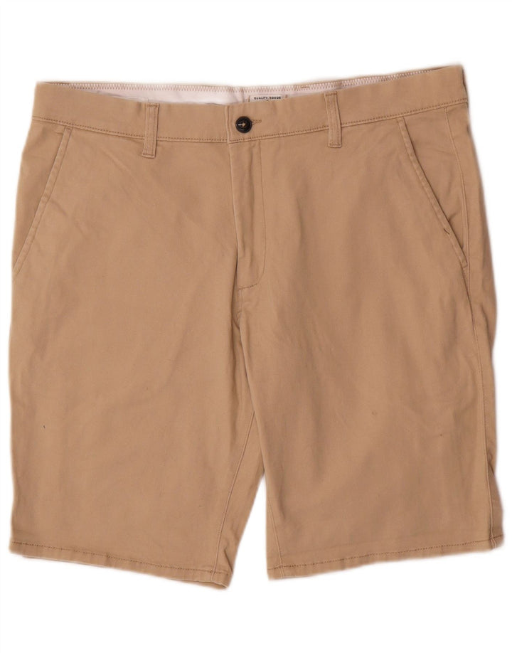JACK & JONES Mens Regular Fit Chino Shorts XL W38 Algodão Bege