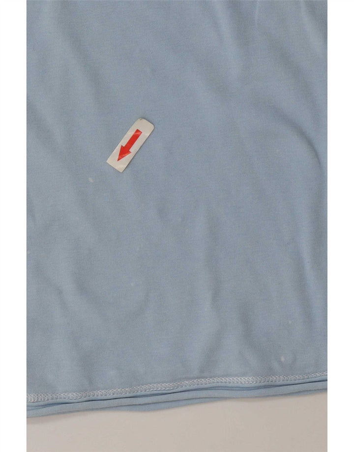 Camiseta feminina Murphy & Nye UK 12 algodão azul médio