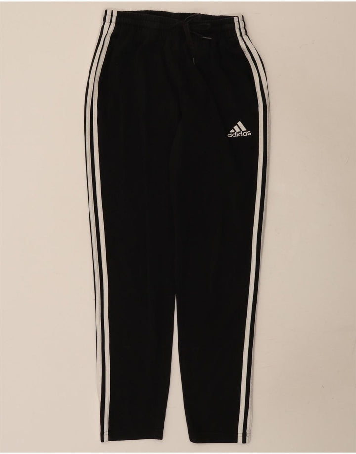 Calça de treino feminina Adidas UK 14 médio preto algodão