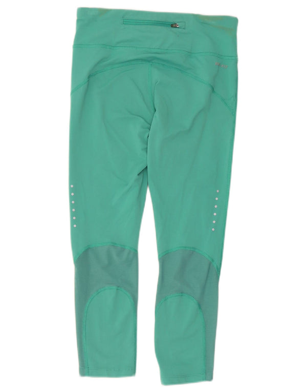 Leggings Nike Dri Fit Capri UK 8 Pequeno Verde Nylon