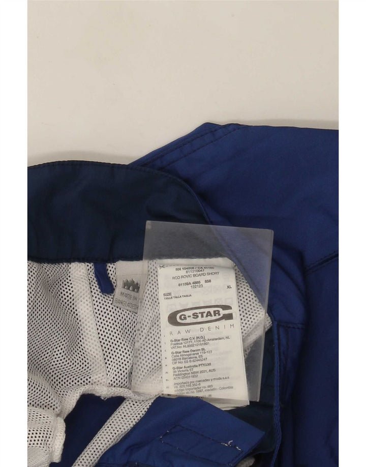 Shorts de natação masculino Cargo G-Star XL azul poliéster