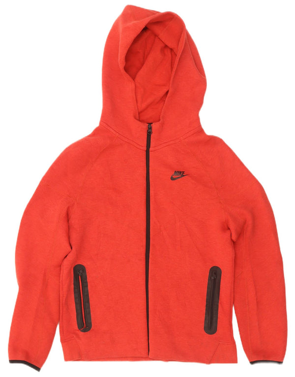 Suéter Nike feminino com capuz e zíper UK 18 XL vermelho algodão