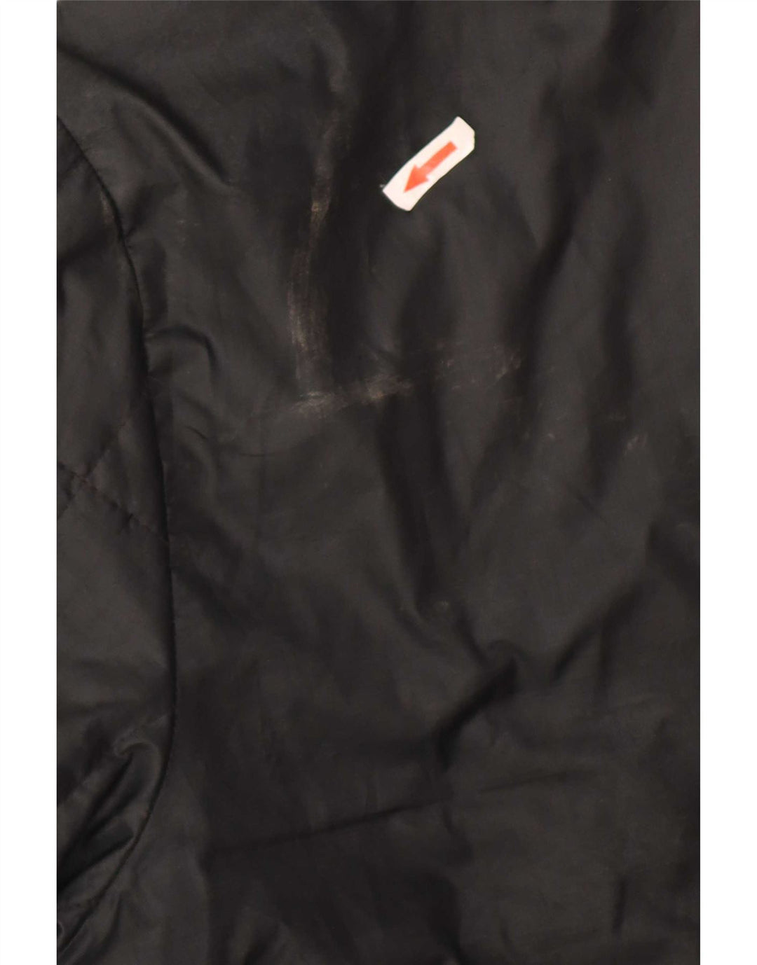 Jaqueta acolchoada com capuz masculina Nike UK 40 grande poliéster preto