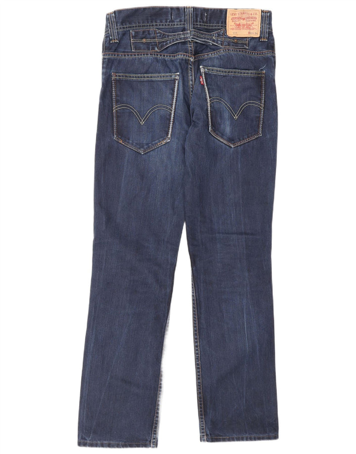 Levi's Masculino 511 Slim Jeans W33 L34 Azul Algodão