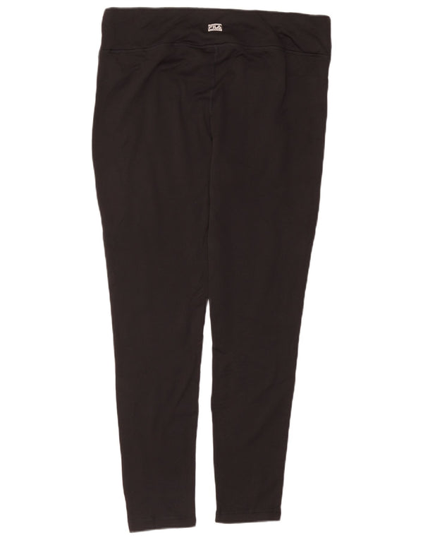 Leggings Fila Mulher UK 18 XL Preto Poliéster