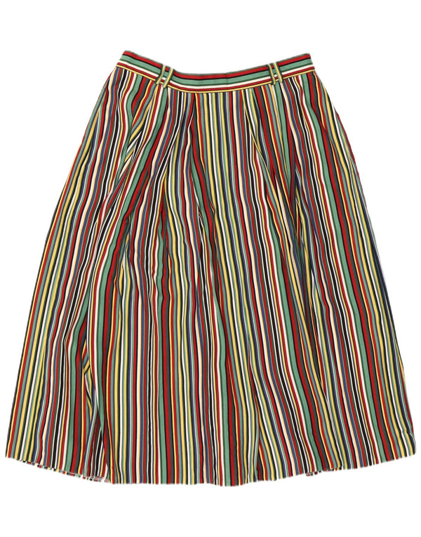 Saia plissada feminina Gerry Weber EU 46 XL W32 listrada multicolorida