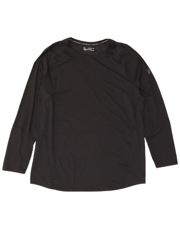 Camiseta masculina Under Armour Heat Gear manga comprida 2XL preta