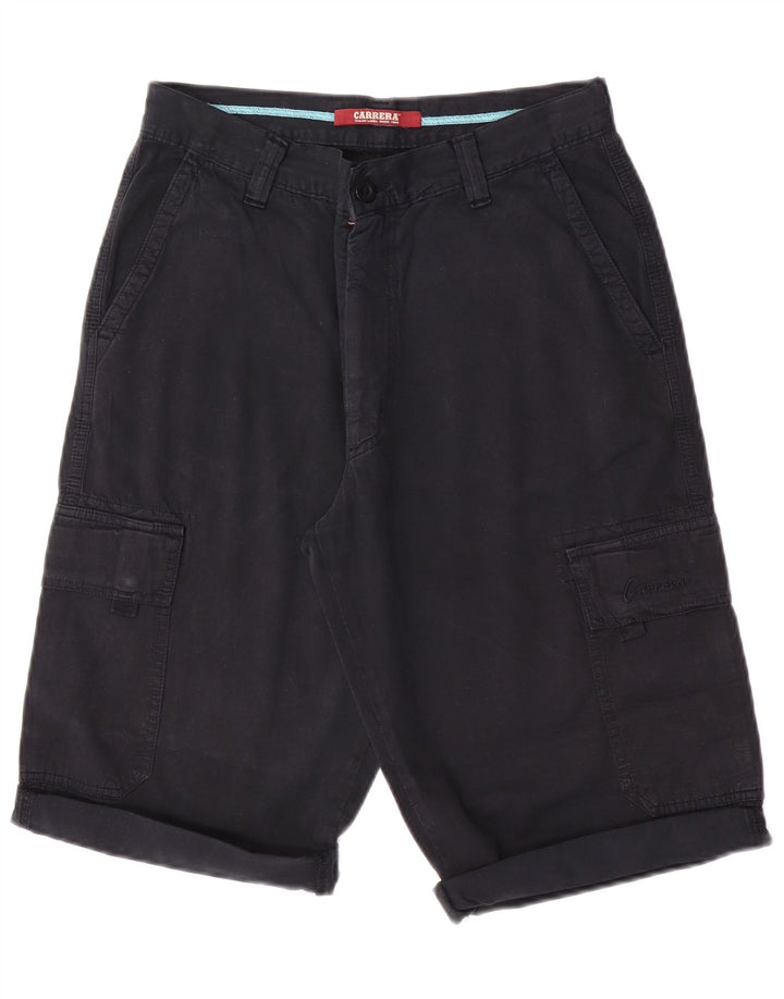 Carrera Mens Cargo Shorts W33 Grande Algodão Azul Marinho
