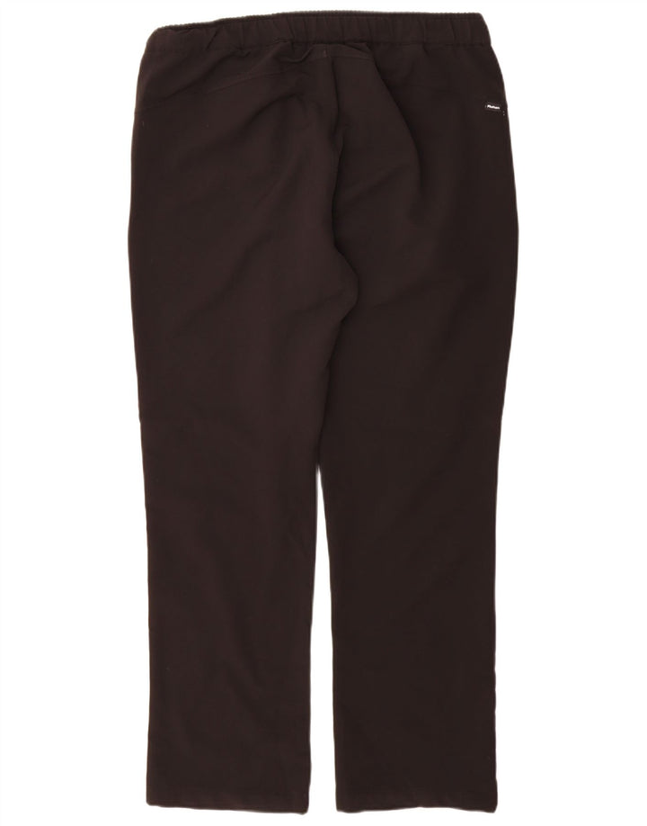 Calça de treino feminina Rohan UK 14 grande poliéster preto