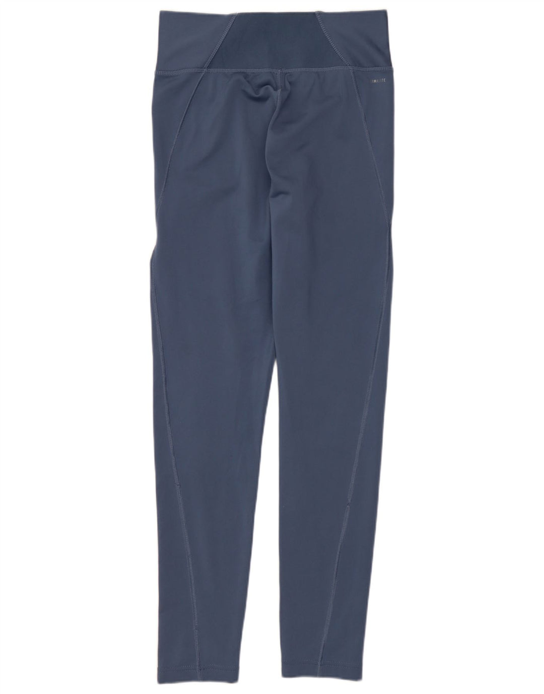 ADIDAS Womens Climalite Leggings UK 8/10 Pequeno Azul Poliéster