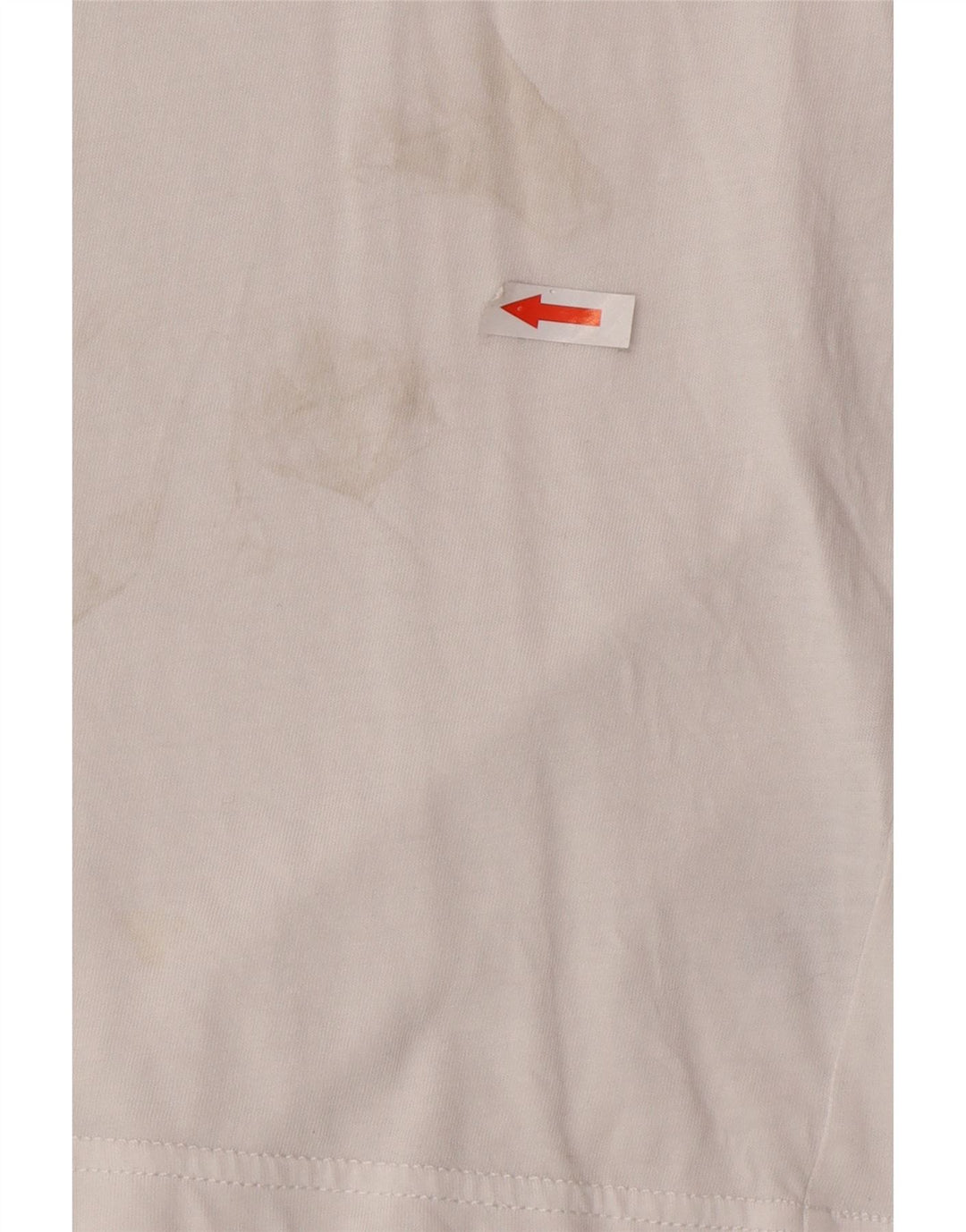 Tommy Hilfiger Camiseta masculina gráfica Top médio algodão branco