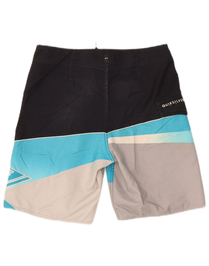 Shorts de natação masculino QUIKSILVER médio bloco colorido multicolorido