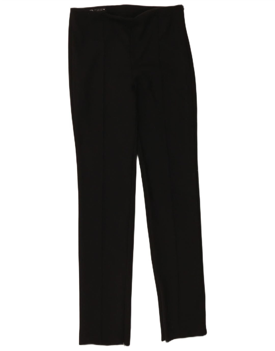 Zara Calça feminina casual slim pequena W26 L33 preta