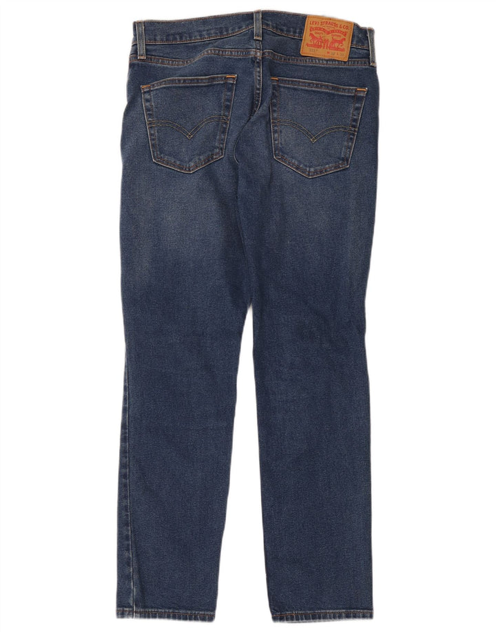 Levi's Masculino 511 Slim Jeans W32 L30 Azul Algodão