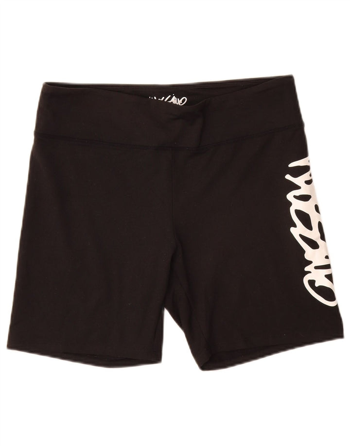 Shorts esportivos gráficos femininos Mossimo US 14 XL preto