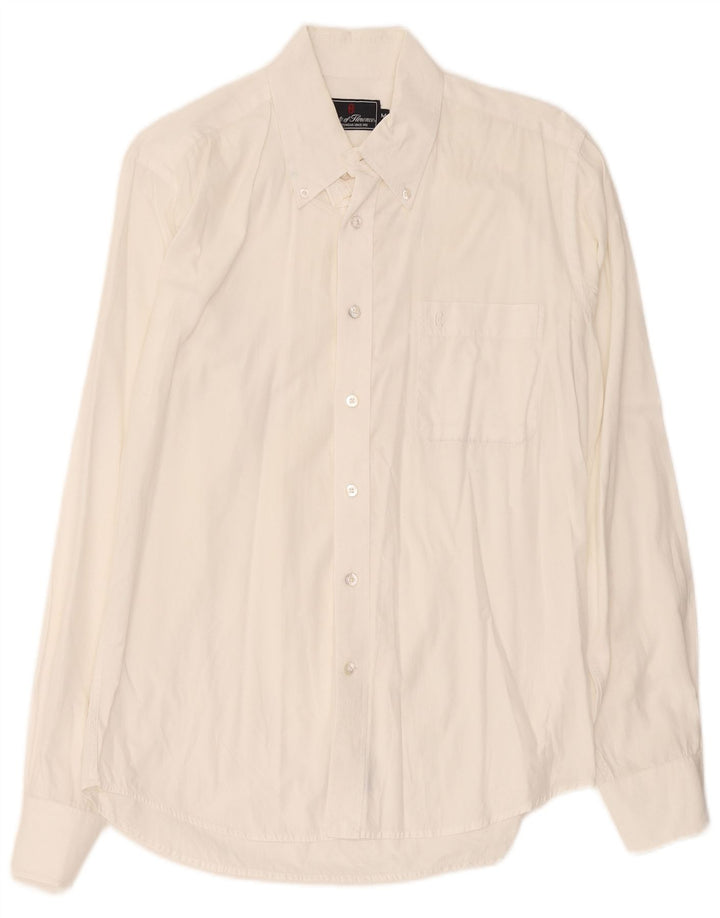 Camisa masculina Conte of Florence média branca