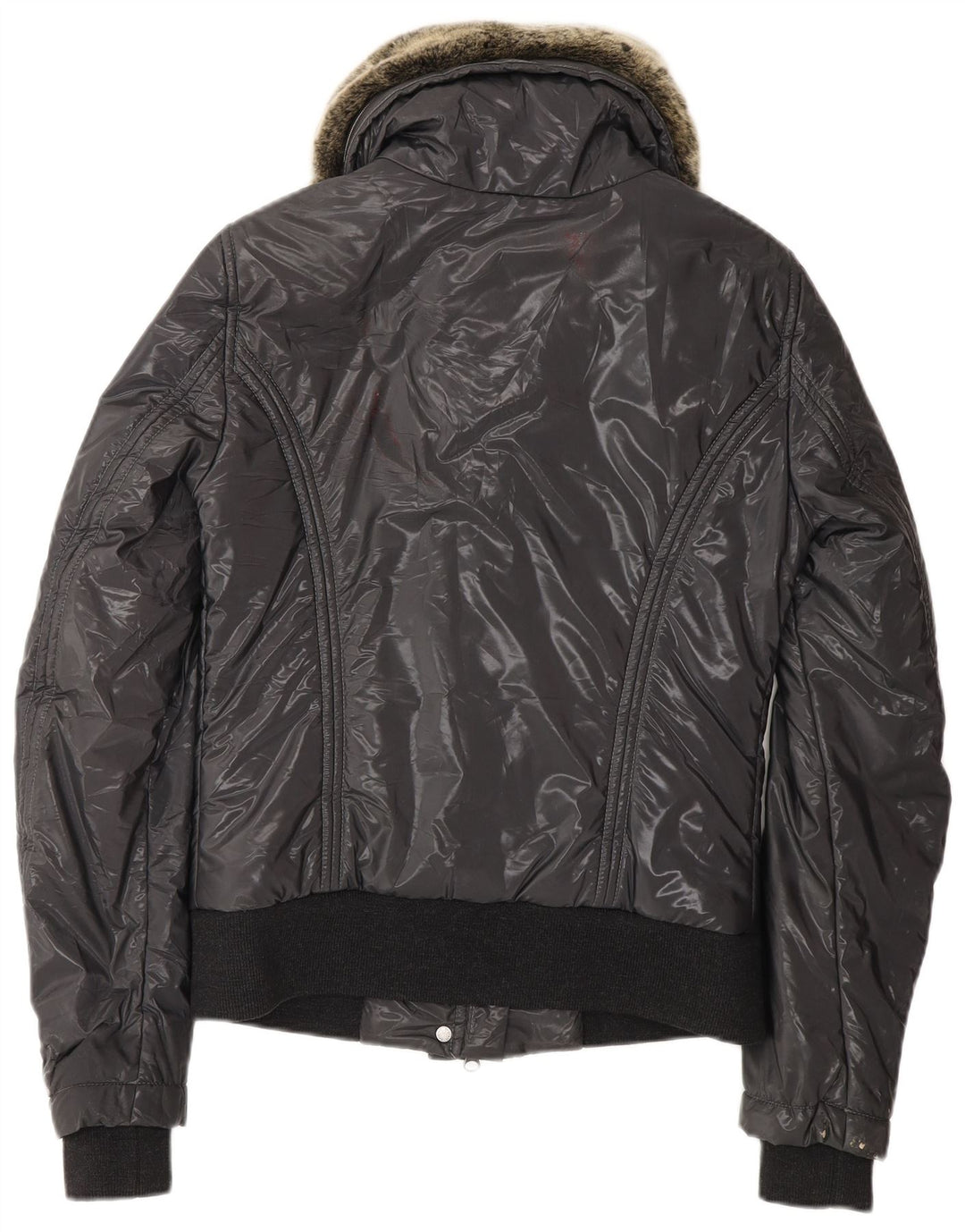 Jaqueta acolchoada feminina BELSTAFF EU 40 pequena cinza nylon