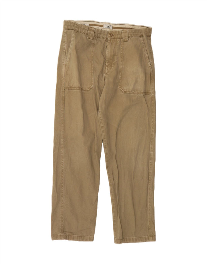 JACK & JONES Mens Straight Casual Trousers W32 L32  Beige Cotton Vintage Jack & Jones and Second-Hand Jack & Jones from Messina Hembry 