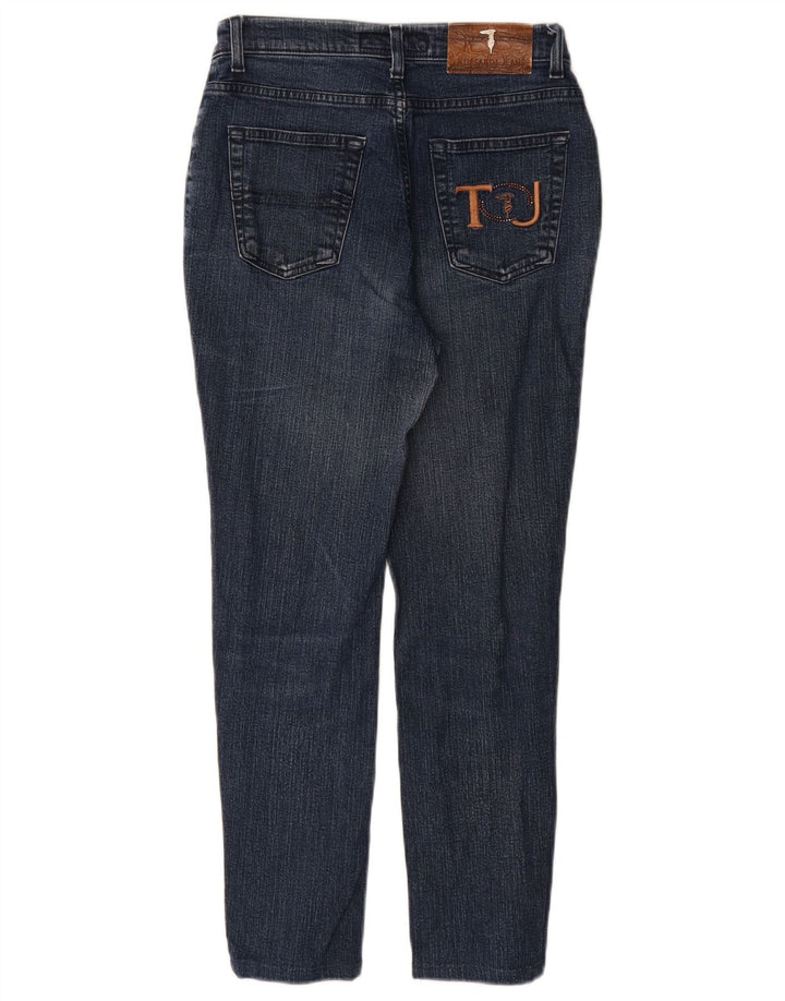 Trussardi Jeans Slim Feminino W26 L27 Algodão Azul Marinho