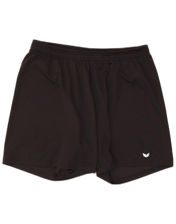 Shorts esportivos femininos Erima UK 18 XL preto poliéster
